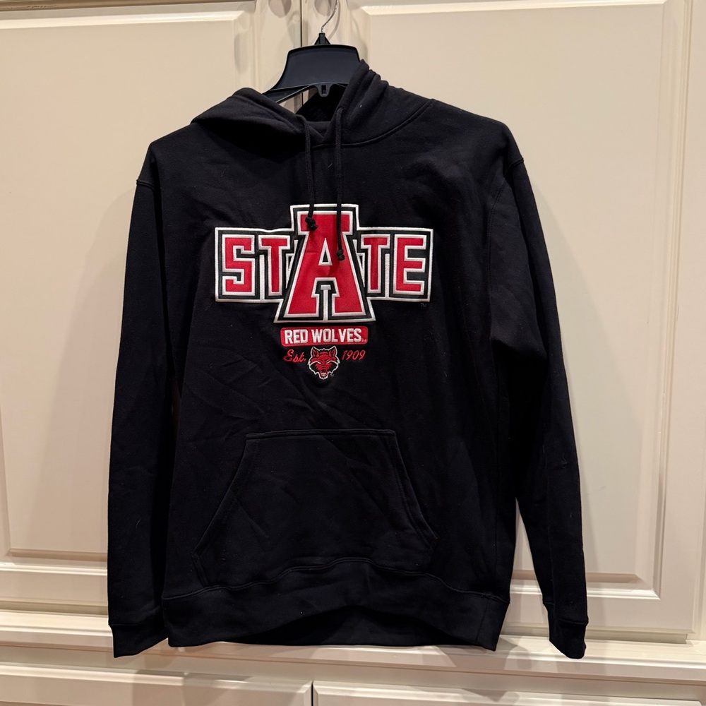 J. America Black Arkansas State Red Wolves Sweatshirt